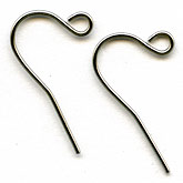 Stainless steel French hook ear wires.12 Pairs (24).
