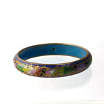 Vintage Chinese Champlevé Cloisonné bangle bracelet