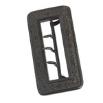 Antique Victorian pressed horn sash buckle.