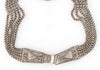 Silver 5-stand chain belt and buckle, Kerala, South India. 30 inches
