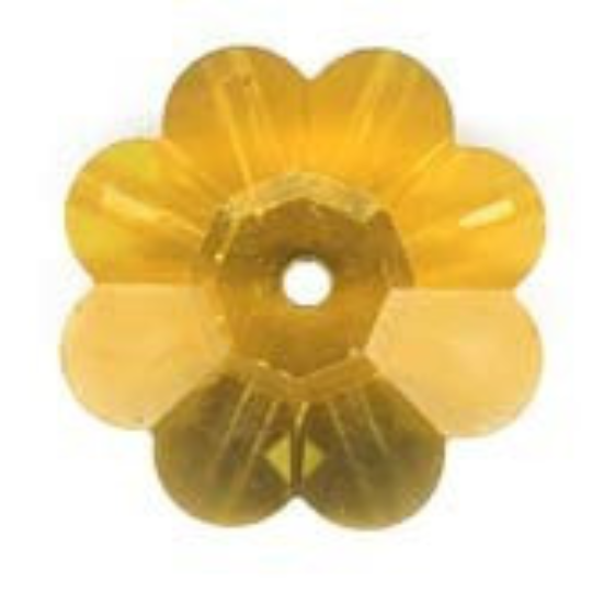 Swarovski Topaz AB Margaritas Art. 3700 10mm Pkg of 2.
