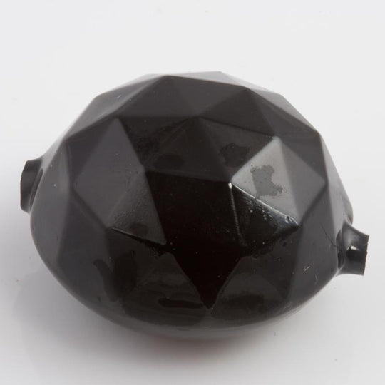 Rare vintage hollow glass beads Occupied Japan 15mm pkg of 6. b11-bw-0976