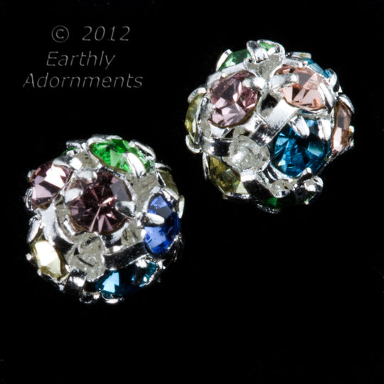 6mm rhinestone ball. Pkg of 2. b11-mi-0139