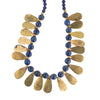 Ancient Sumerian Reproduction Necklace, Lapis Lazuli, Ethiopian scarabs