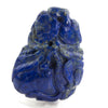 Antique carved lapis lazuli pendant-pumpkins and foliage.