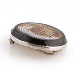 Antique 19th c. Italian Micro Mosaic Temple of Vesta brooch.