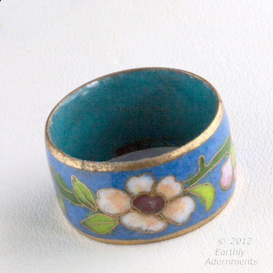 rgor106-Vintage cloisonne band ring
