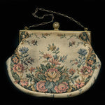 Antique petit point tapestry purse. 